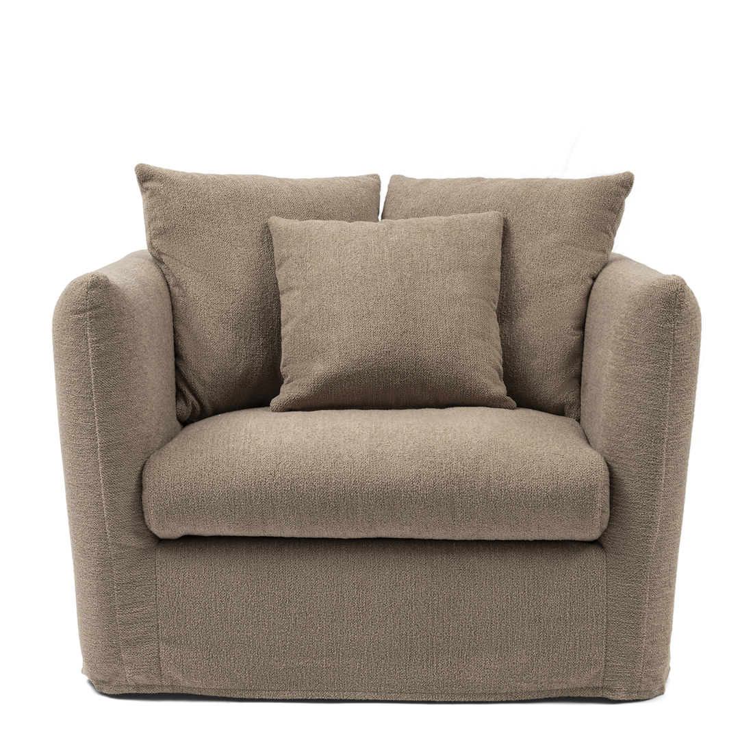 Fauteuil Lille, Rustic Taupe, Regent Weave