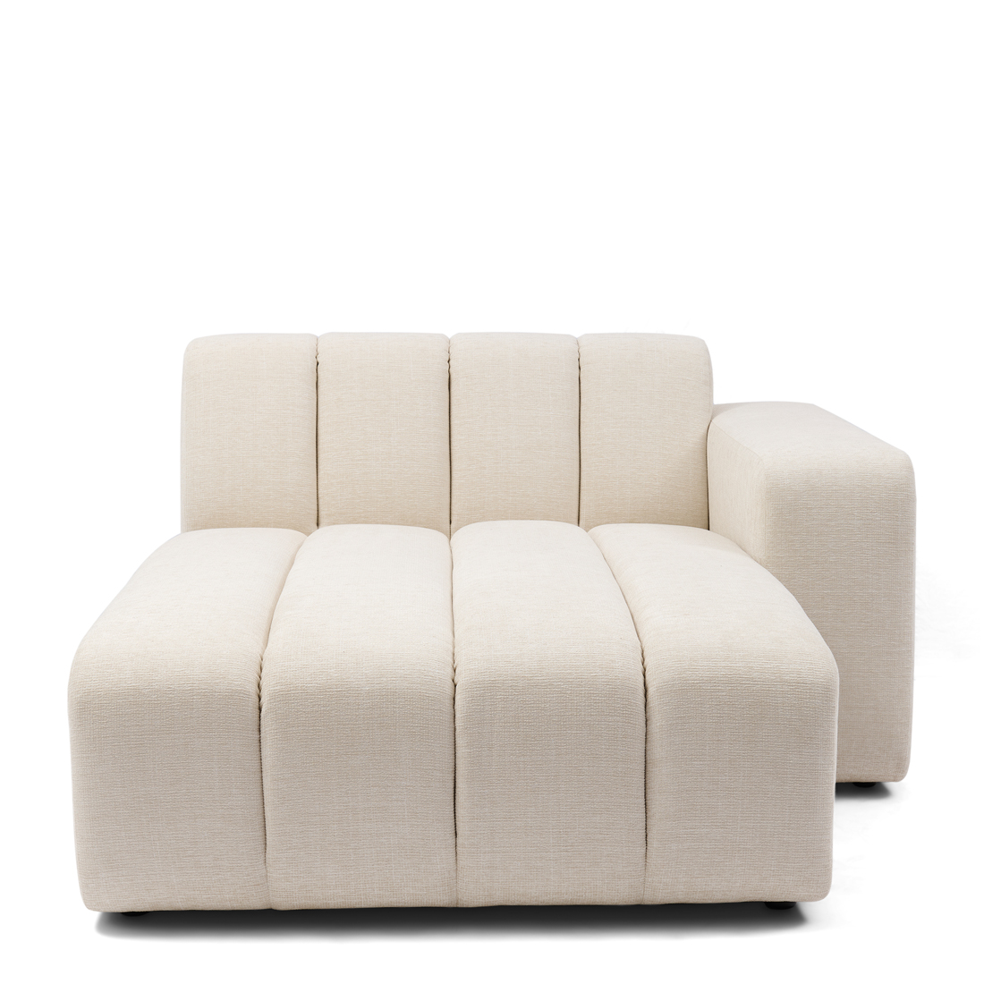 Dazzle Chaise Longue Rechts, Soft White