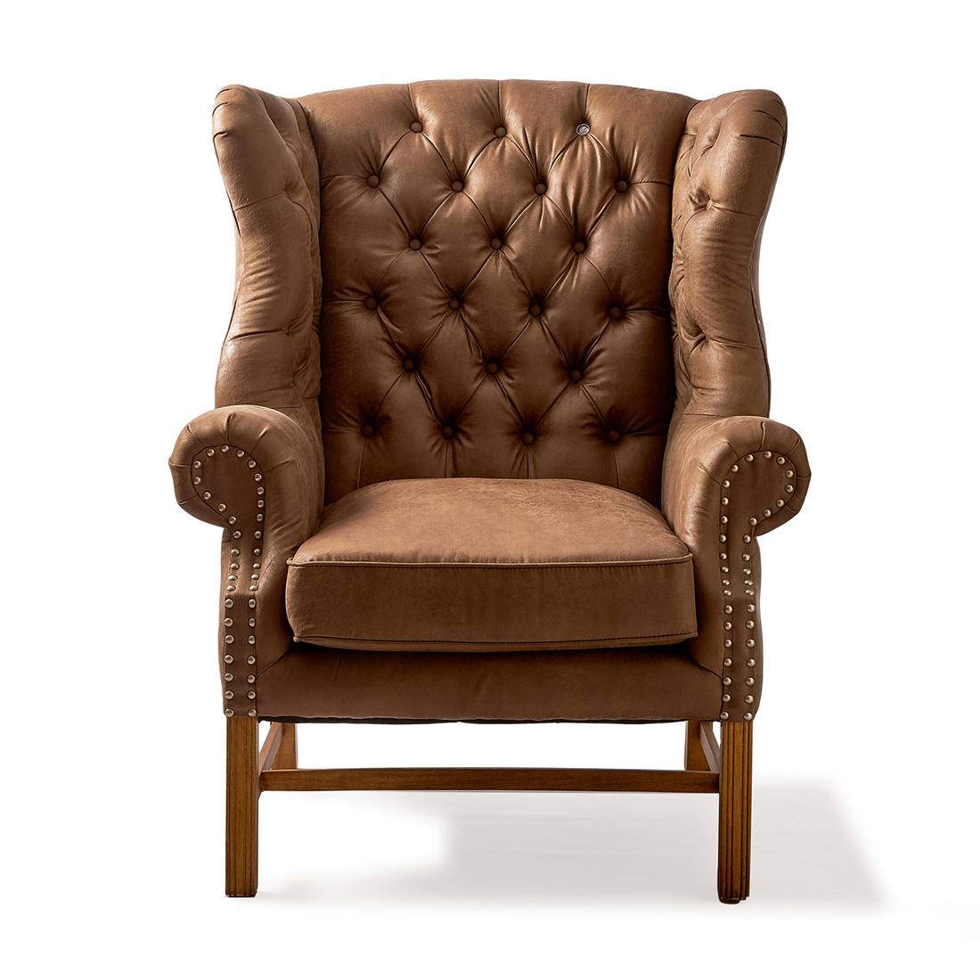 Rivièra Maison Fauteuil 'Franklin Park' Pellini, kleur Coffee