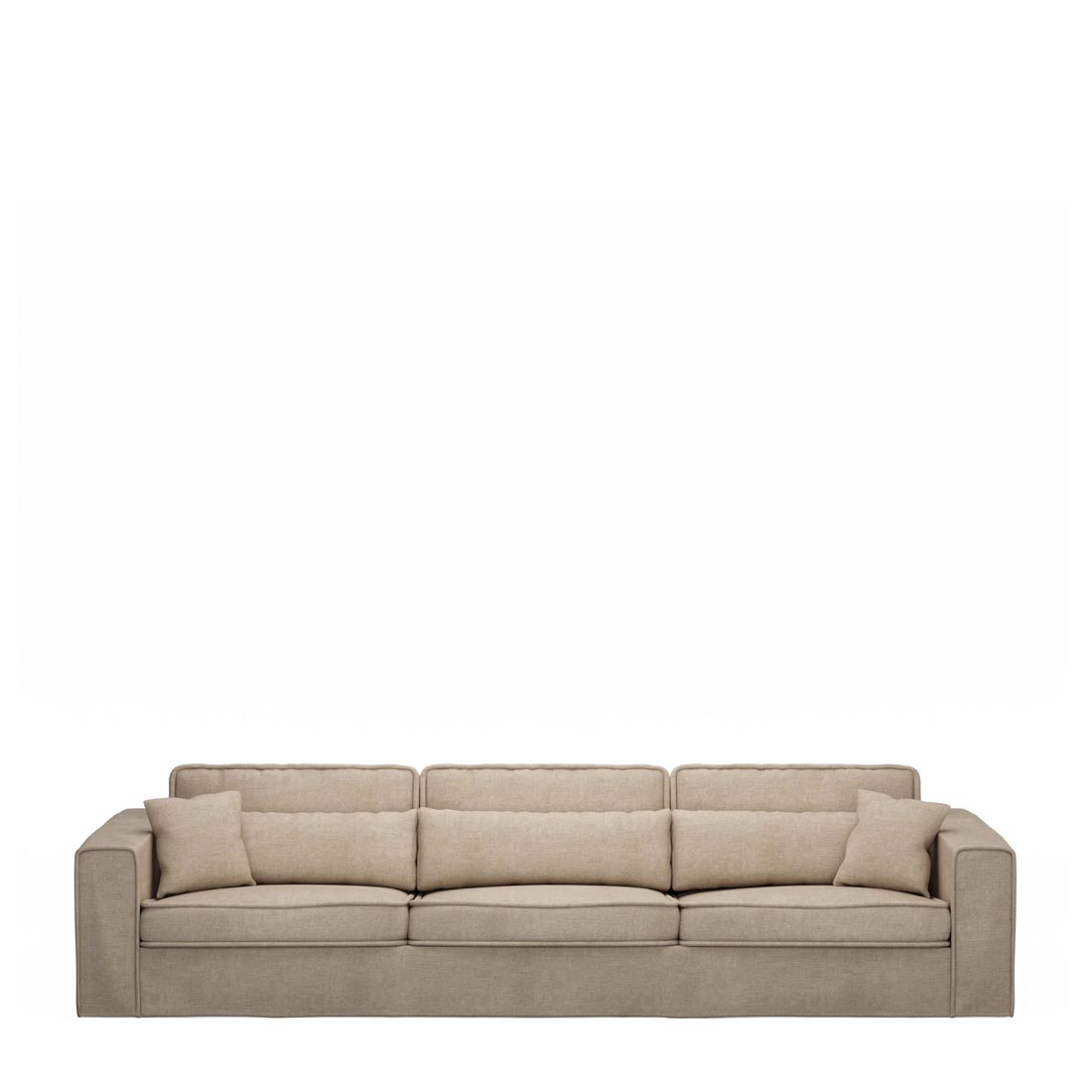 Rivièra Maison - Metropolis Sofa XL, washed cotton, natural - Kleur: Naturel