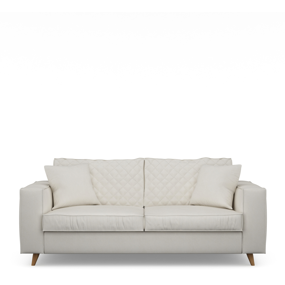 Rivièra Maison - Kendall Sofa 2,5 Seater, oxford weave, alaskan white - Kleur: Alaska Wit