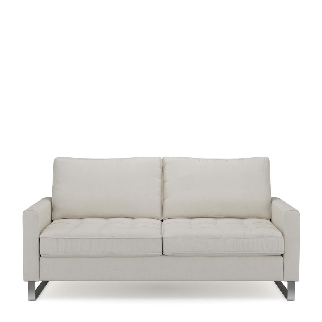Rivièra Maison - West Houston Sofa 2,5 Seater, oxford weave, alaskan white - Kleur: Alaska Wit