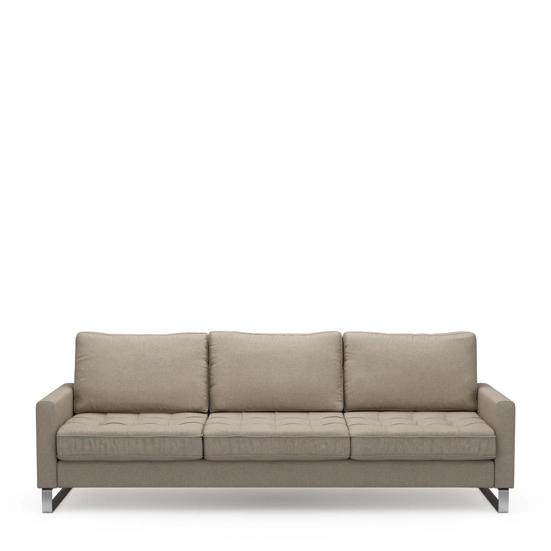 Rivièra Maison - West Houston Sofa 3,5 Seater, oxford weave, anvers flax - Kleur: beige