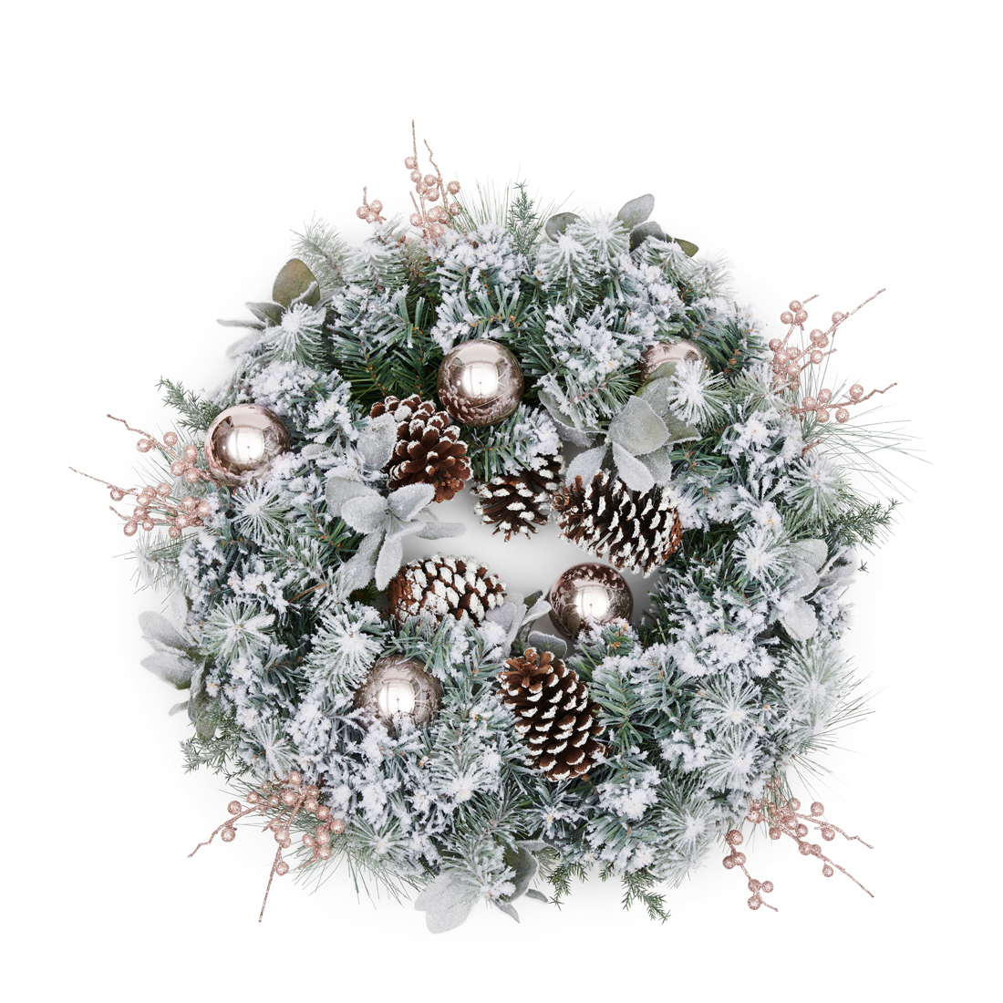 Riviera Maison Kerstkrans - Merry Everything Christmas Wreath - Groen - 60cm