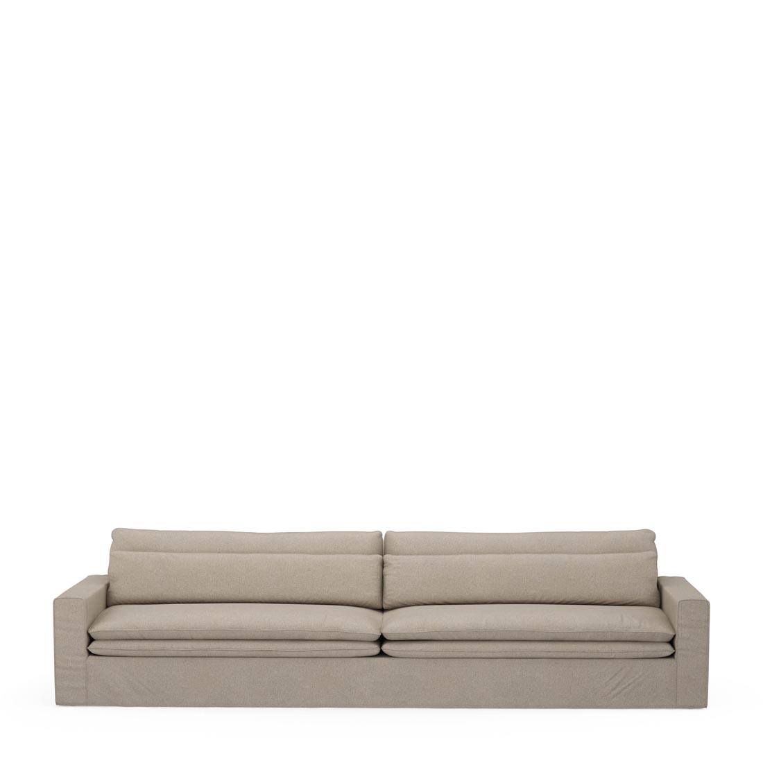 Rivièra Maison - Continental Sofa XL, oxford weave, anvers flax - Kleur: beige