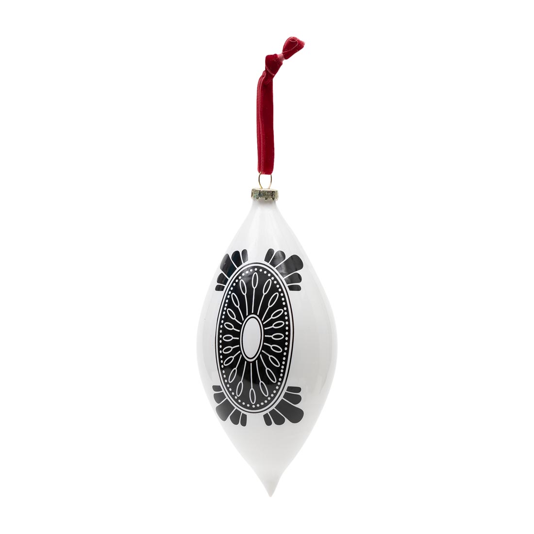 Rivièra Maison - Folktale Drop Ornament - Kleur: wit