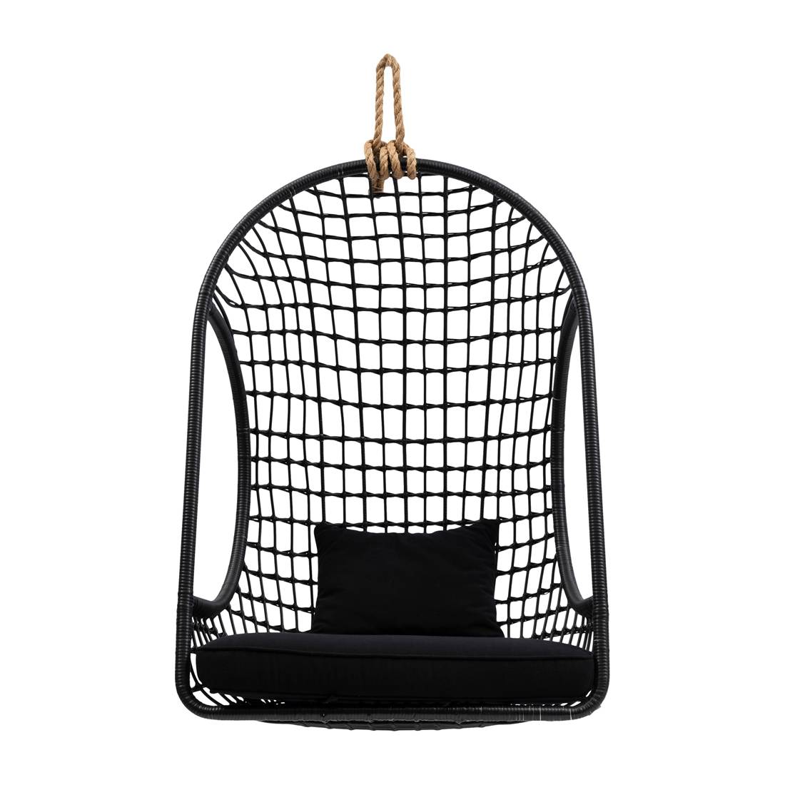 Riviera Maison - Classic Outdoor Hanging Chair Black - Tuinmeubel