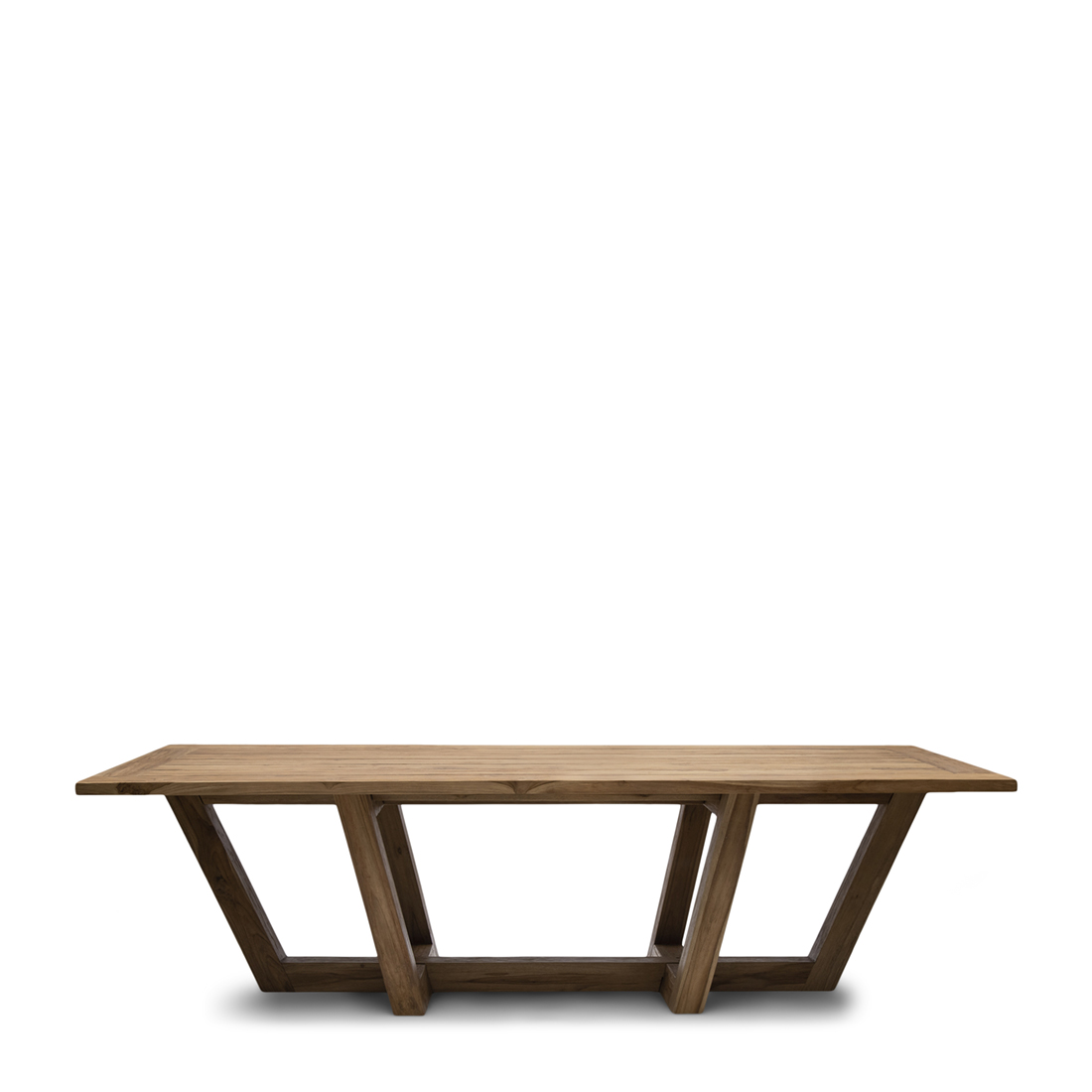 Riviera Maison Tuintafel Hout - Tanjung Outdoor Table - 300x100 cm - Bruin
