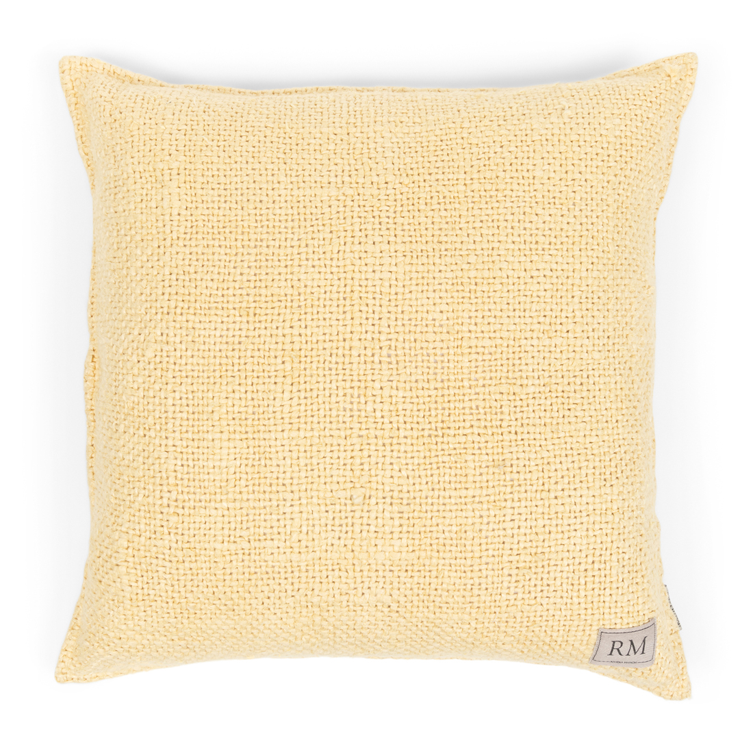 Riviera Maison Kussenhoes 50x50 - Linen Pillow Cover - Geel