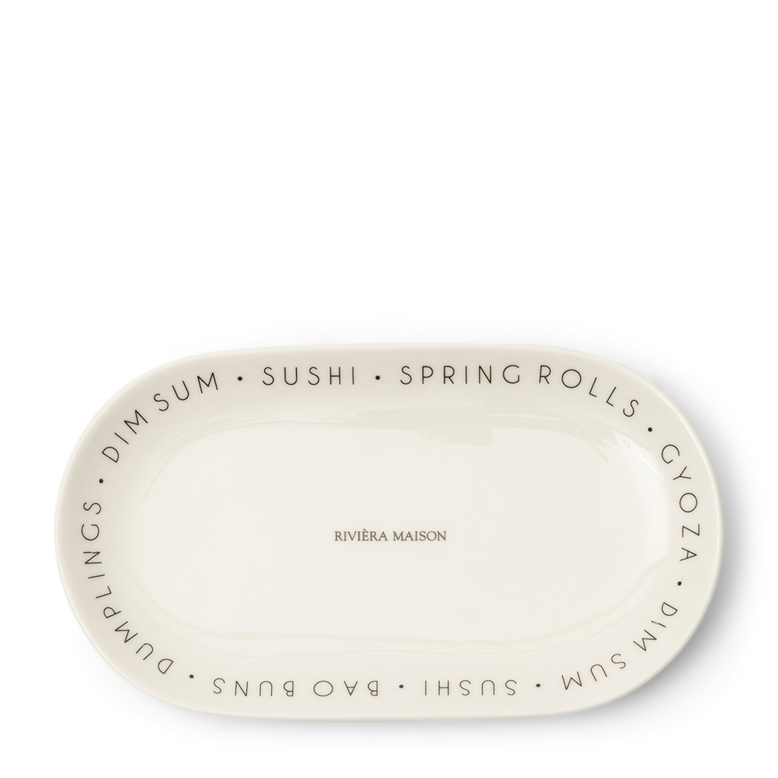 Riviera Maison Serveerschaal - RM Loves Soul Food Plate - Wit