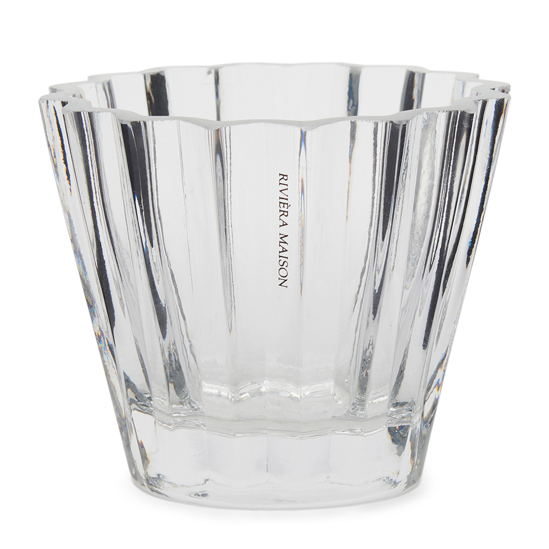 Riviera Maison Theelichthouders glas - RM Folded Votive - Transparant