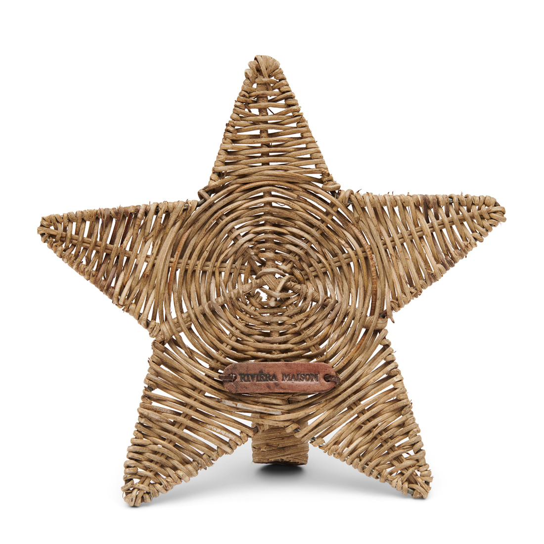 Riviera Maison Kerstdecoratie - Rustic Rattan Star Tree Topper - Naturel