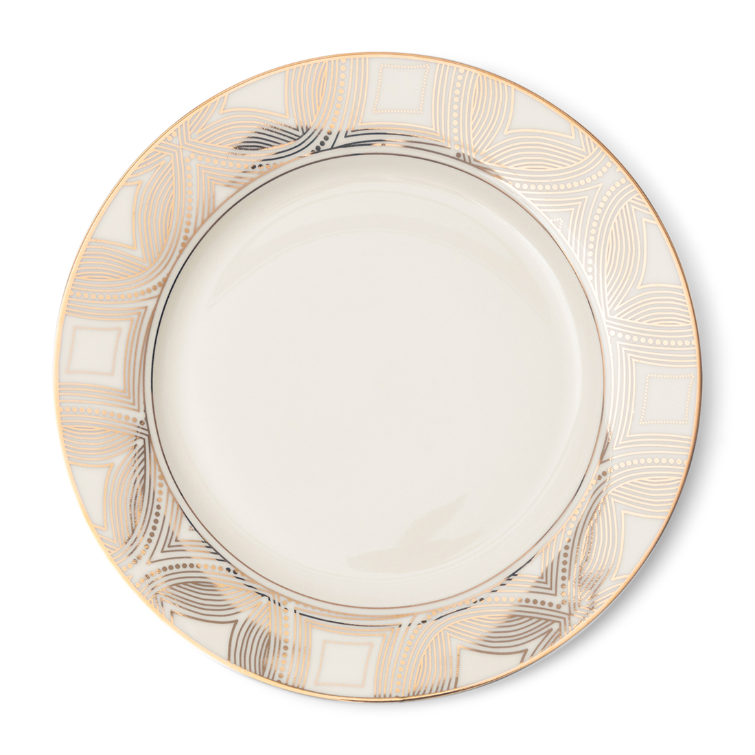 Riviera Maison Ontbijtborden Wit - Le Relais Breakfast Plate