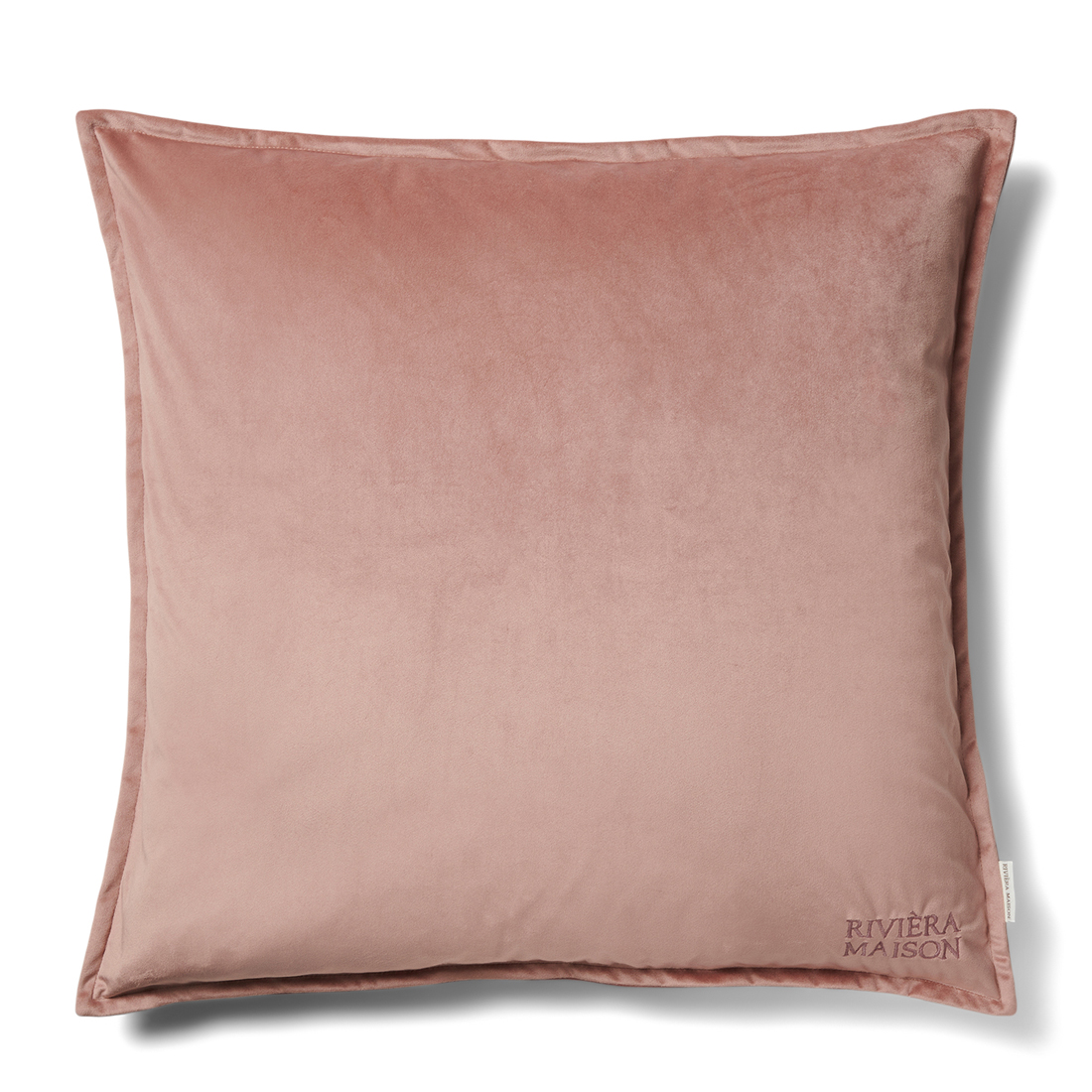 Riviera Maison Kussenhoes 60x60 - RM Velvet Pillow Cover - Roze - 60x60 cm