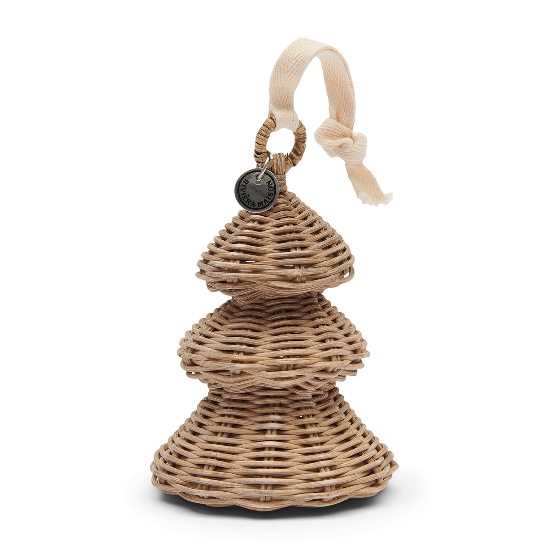 Riviera Maison Ornament - Rustic Rattan Lovely Christmas Tree Ornament - Naturel