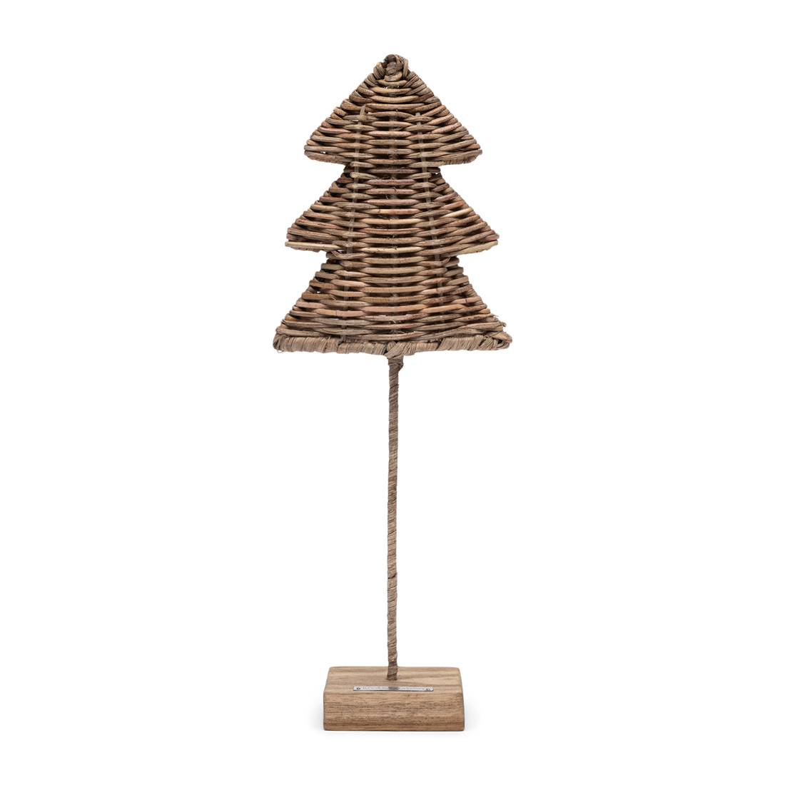 Riviera Maison Kerstboompje - Rustic Rattan Pretty Christmas Tree - Naturel - Maat M