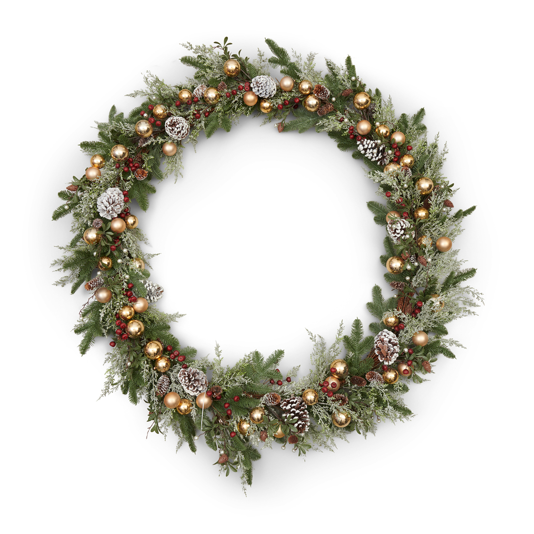 Riviera Maison Kerst Krans - Waiting For Christmas Wreath - Groen - Ø150cm