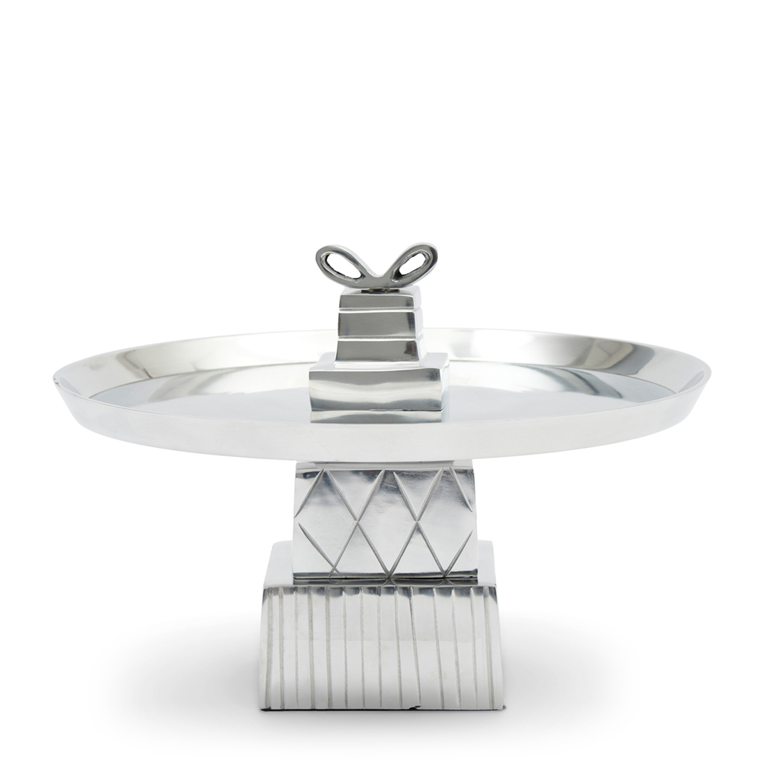 Riviera Maison Taartplateau - Lovely Present Cake Stand - Zilver
