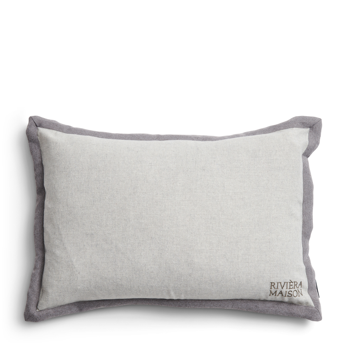 Riviera Maison Kussenhoes 65x45 - RM Flori Pillow Cover - Grijs - 65x45 cm