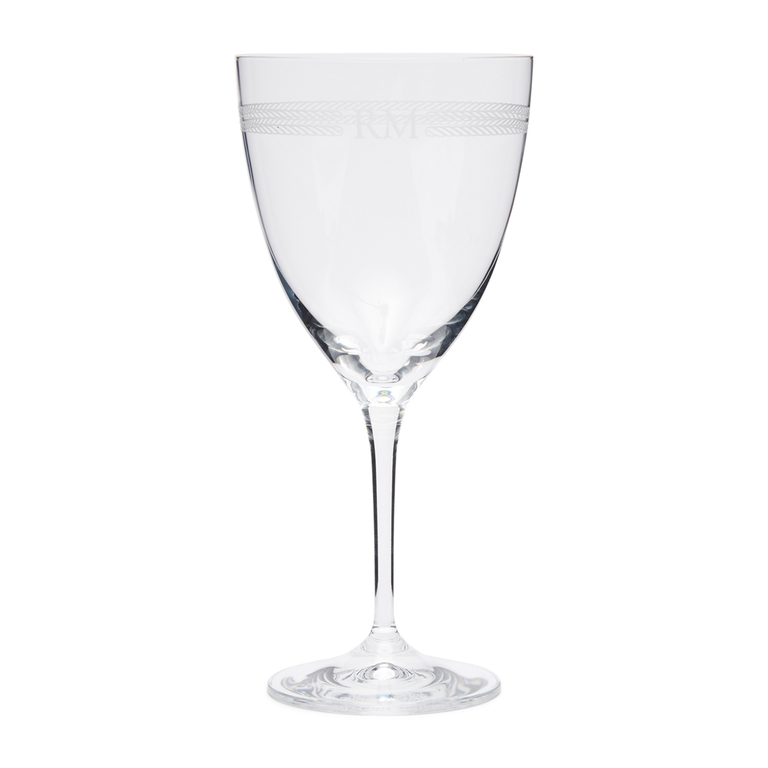 Riviera Maison Wijnglas gegraveerd Bellecôte Transparant - 400 ML