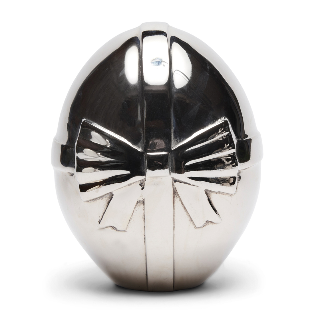 Riviera Maison Paasdecoratie, Paasei strik - RM Easter Egg Bow - Zilver/ glans - Aluminium