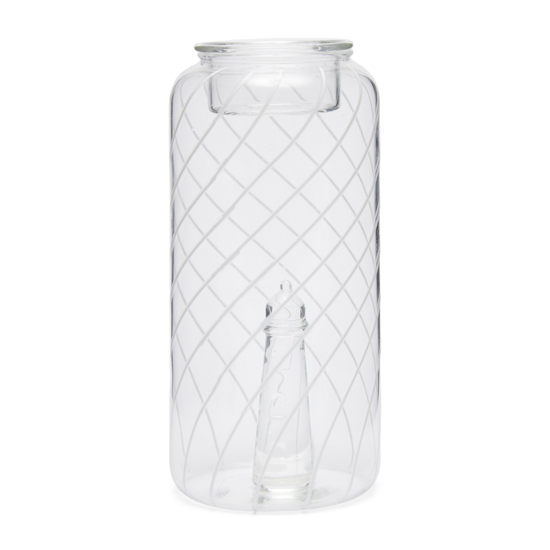 Riviera Maison waxinelichthouder glas, Kaarsenhouder met vuurtoren - RM Lighthouse Fillable Votive - Transparant - Glas - 1 stuk
