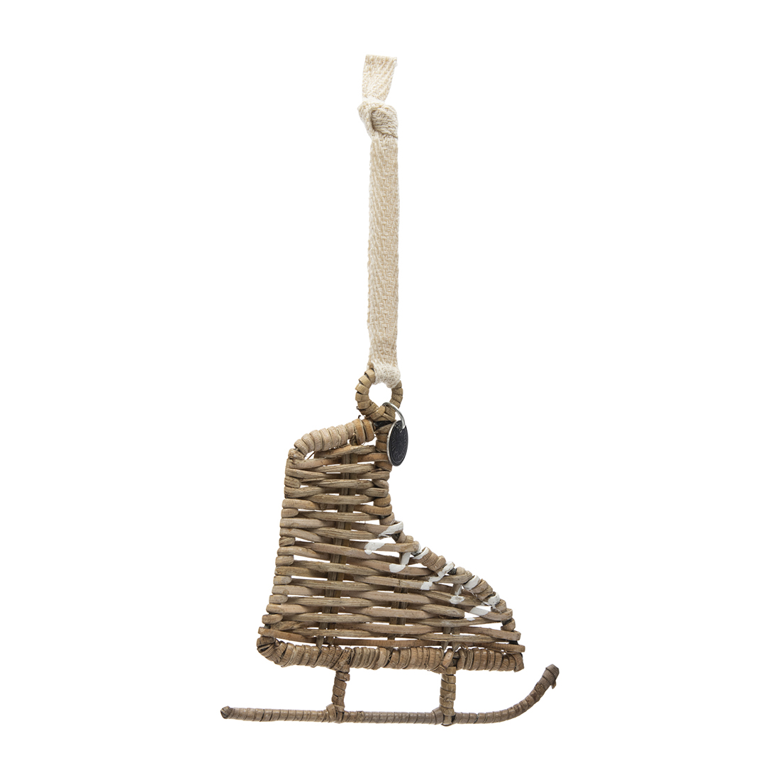 Ornament Rustic Rattan Skate