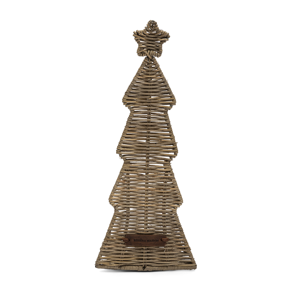 Waxinelichthouder Rustic Rattan Cosy Christmas Tree