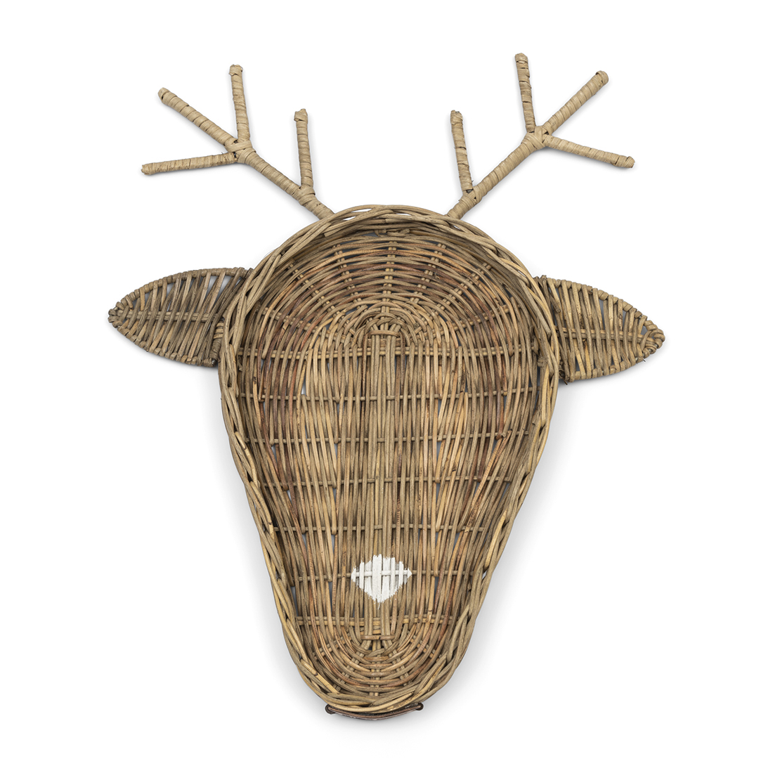 Dienblad Rustic Rattan Reindeer