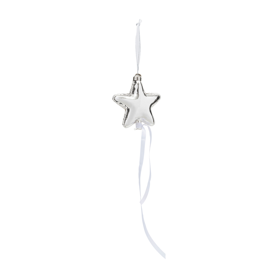 Ornament Balloon Star S, Zilver