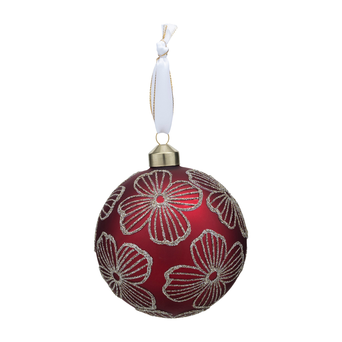 Ornament Glamorous Floral, Rood