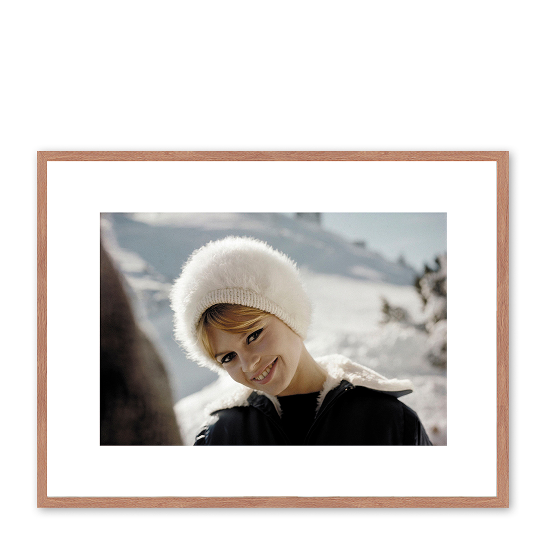 Foto in lijst Briggitte Bardot Loves Winter