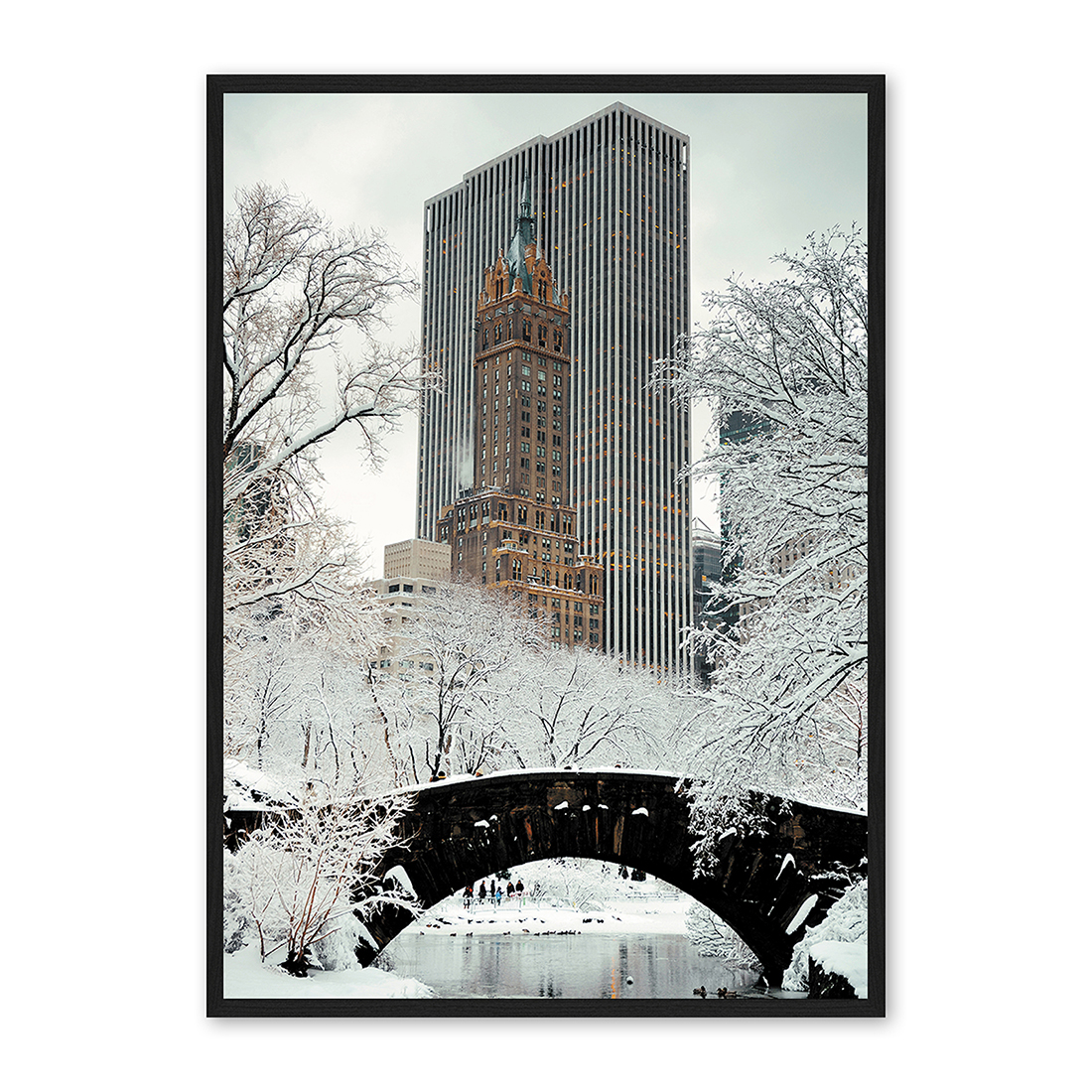 Foto in lijst Central Park, 100X140CM