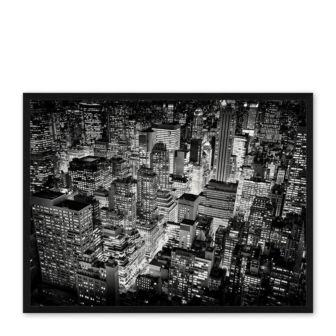 Foto in lijst New York Building, 60X80