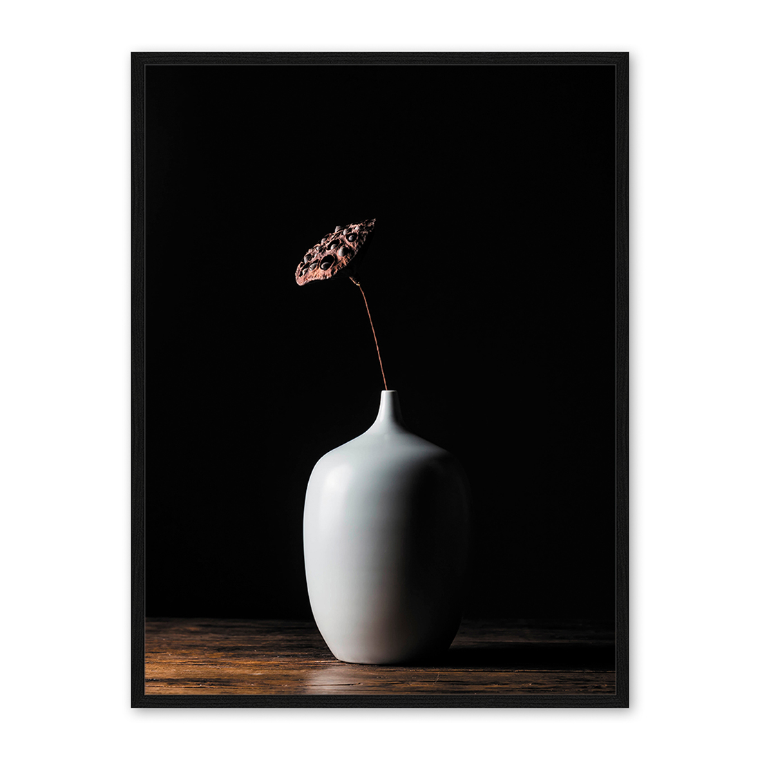 Foto in lijst White Vase