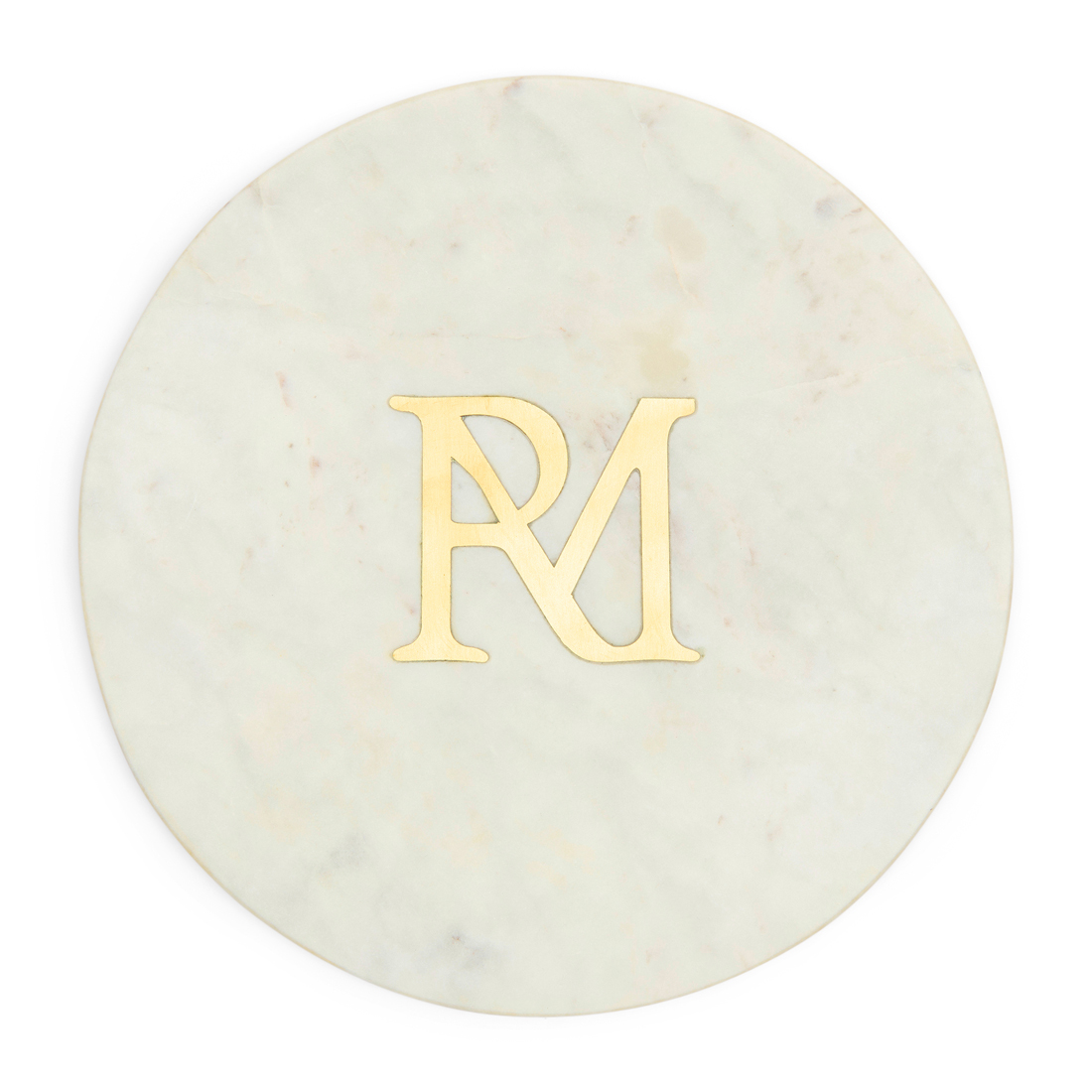 Kaarsenplateau RM Monogram Marble