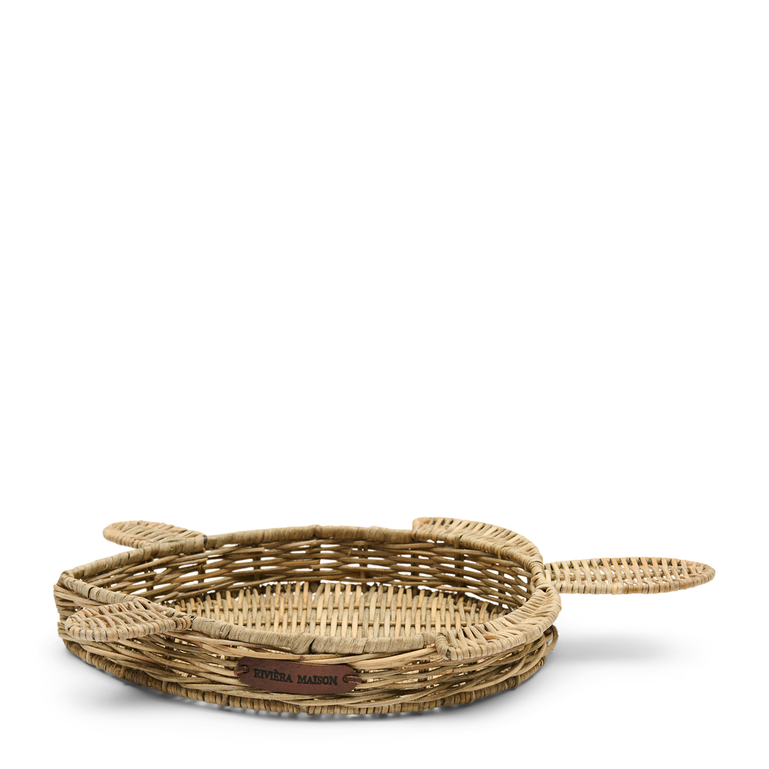 Riviera Maison Rustic Rattan Turtle Tray 33x23 - Rattan - Naturel