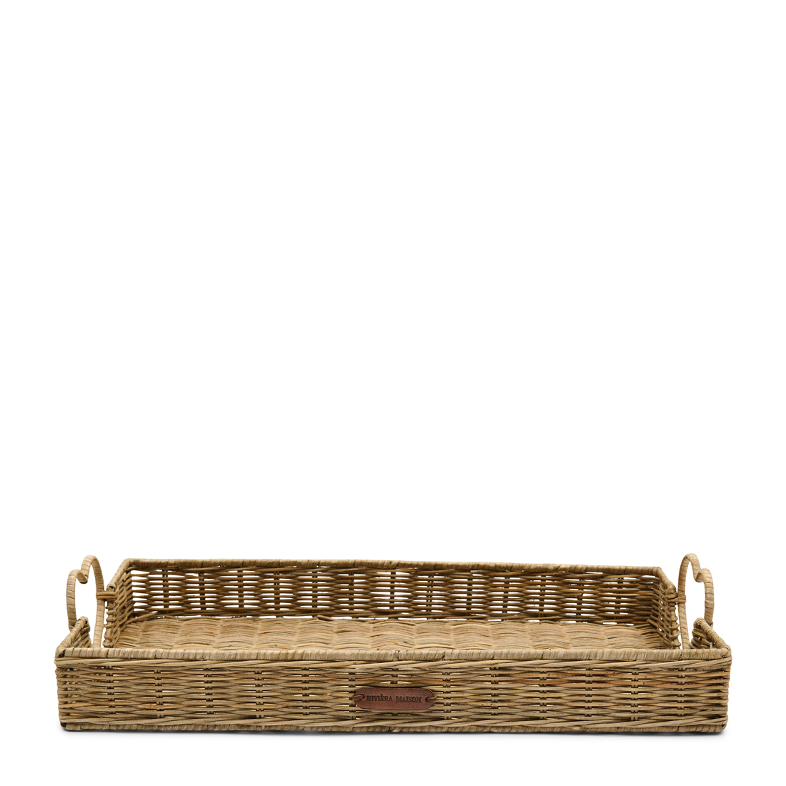 Dienblad Rustic Rattan Happy Heart