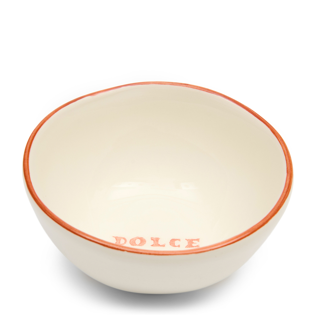 Riviera Maison Bella Dolce Dip Bowl - Keramiek, Aardewerk - Rood - 10.0x10.0x5.0 cm