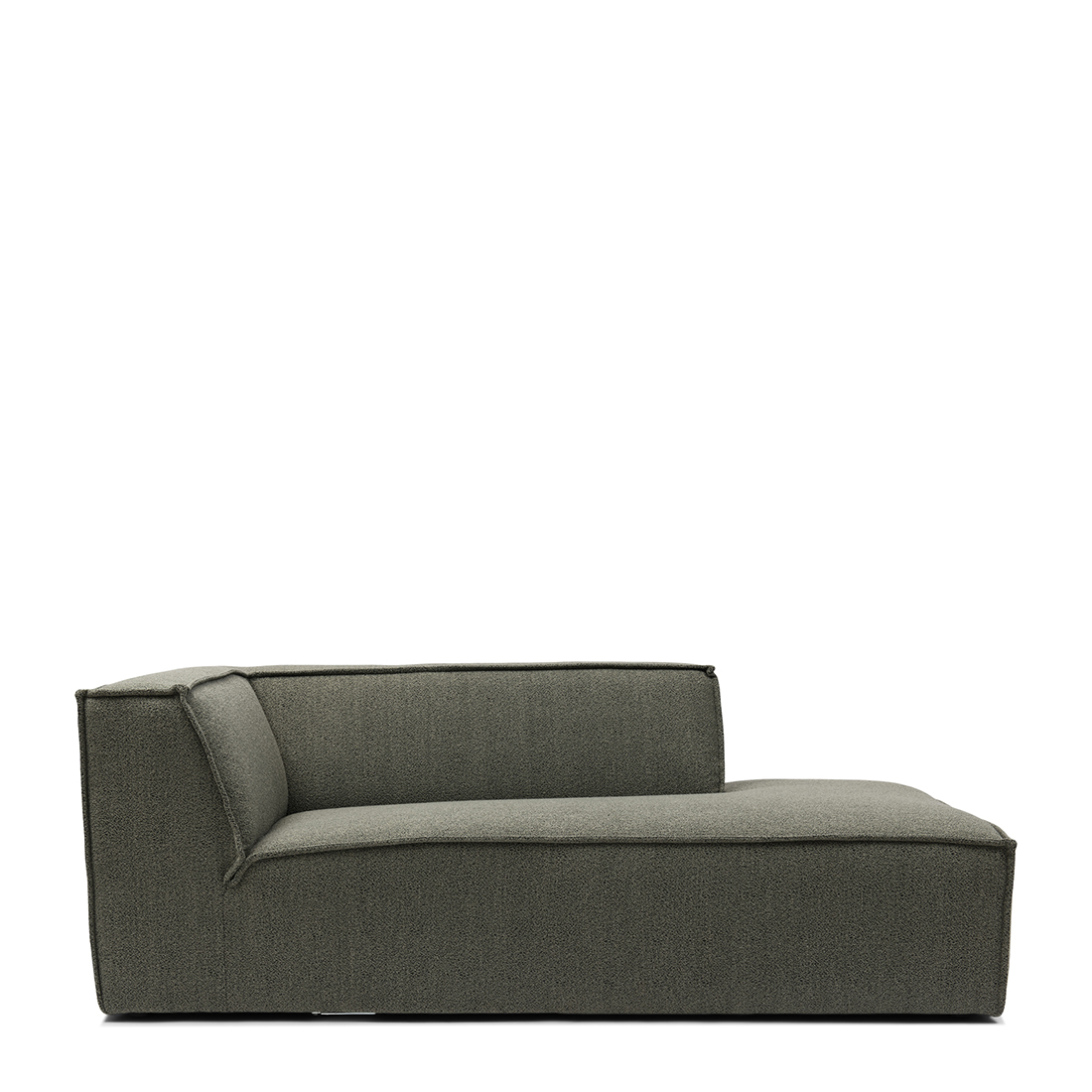 Modulaire Bank The Jagger, Chaise Longue Rechts, Pale Green