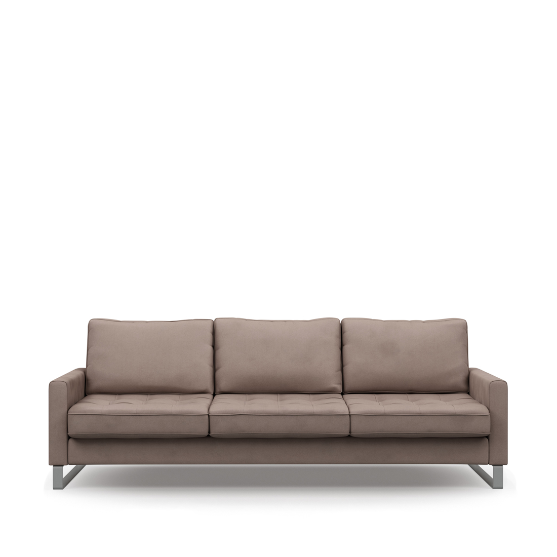 Rivièra Maison - West Houston Sofa 3,5 Seater, scottish suede, brown sugar - Kleur: Bruine Suike