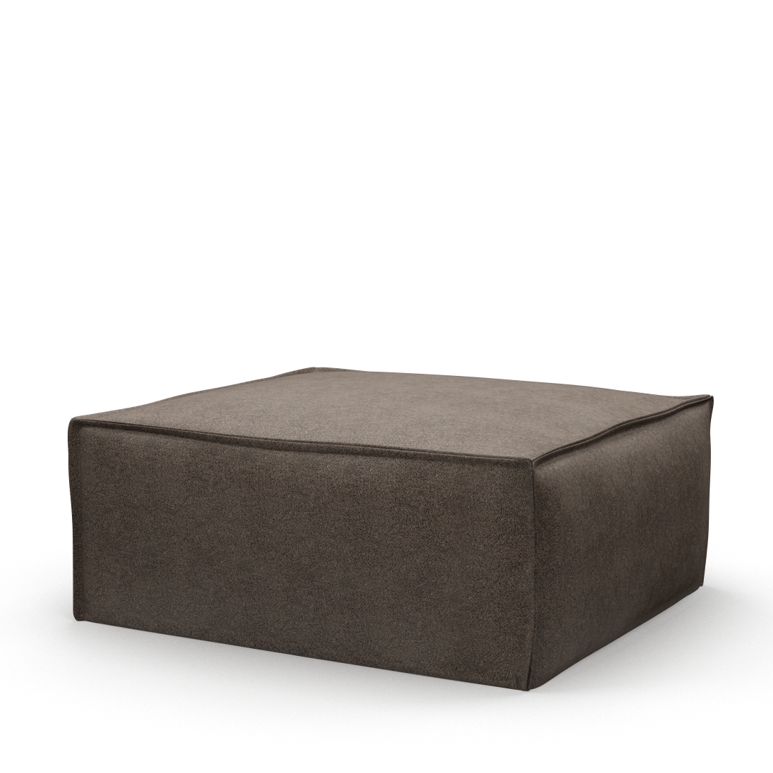 Rivièra Maison - The Jagger Footstool, bouclÃ©, hedgehog - Kleur: Egel