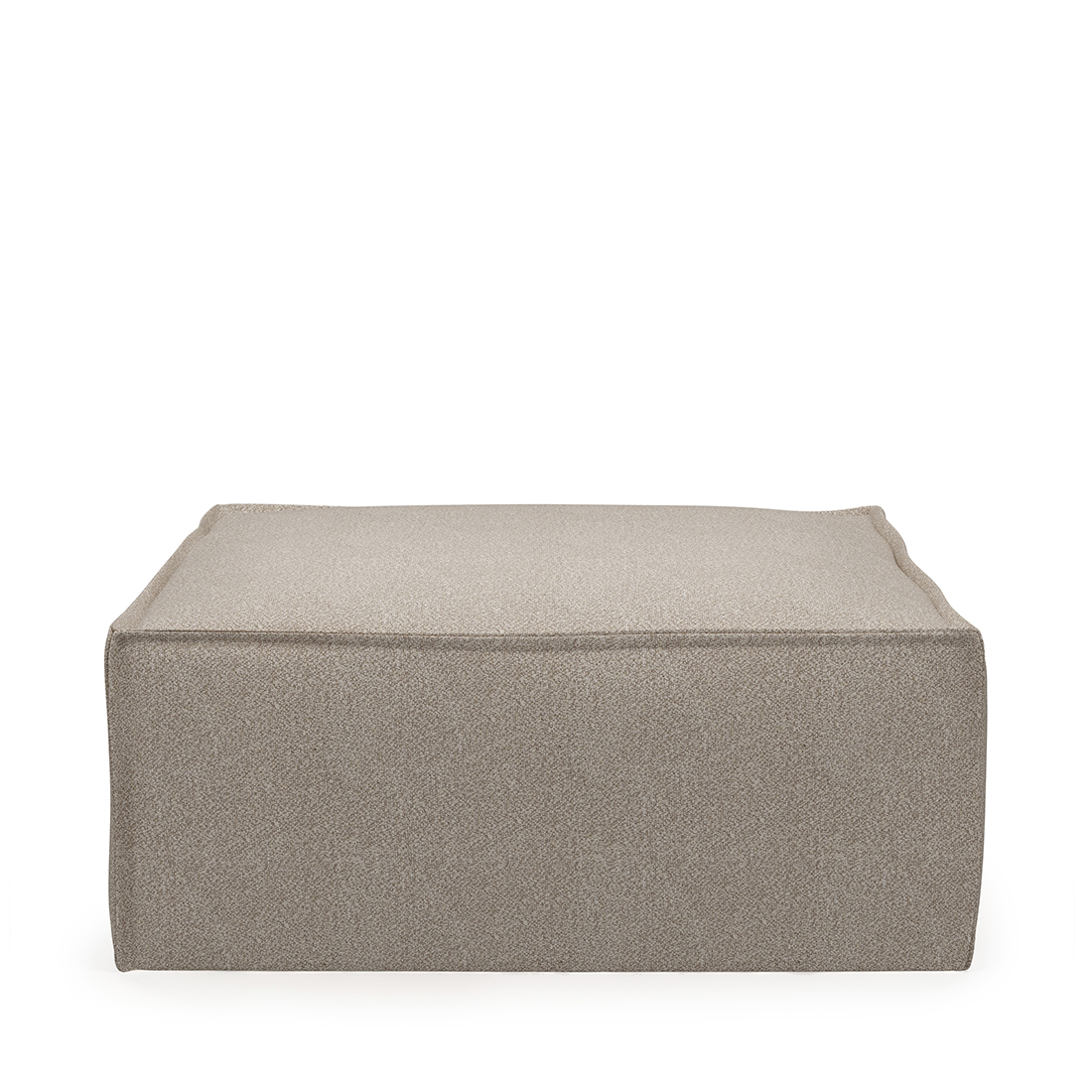 Rivièra Maison - The Jagger Footstool, bouclÃ©, desert - Kleur: Woestijn