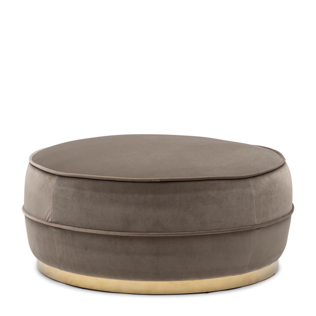 Taylor Footstool Dia 80, mohet, grey