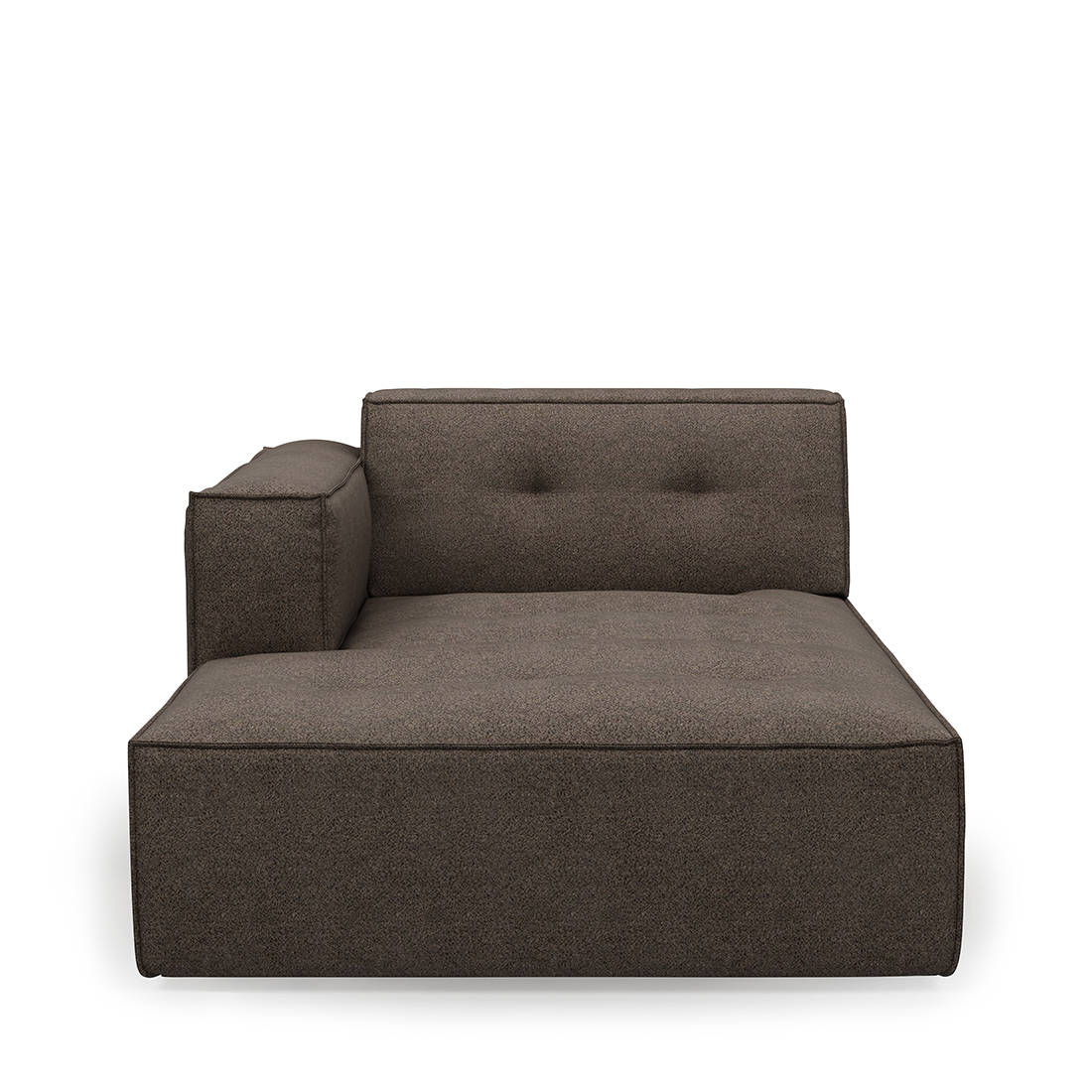 Rivièra Maison - Brandon Chaise Longue Left, bouclÃ©, hedgehog - Kleur: Egel