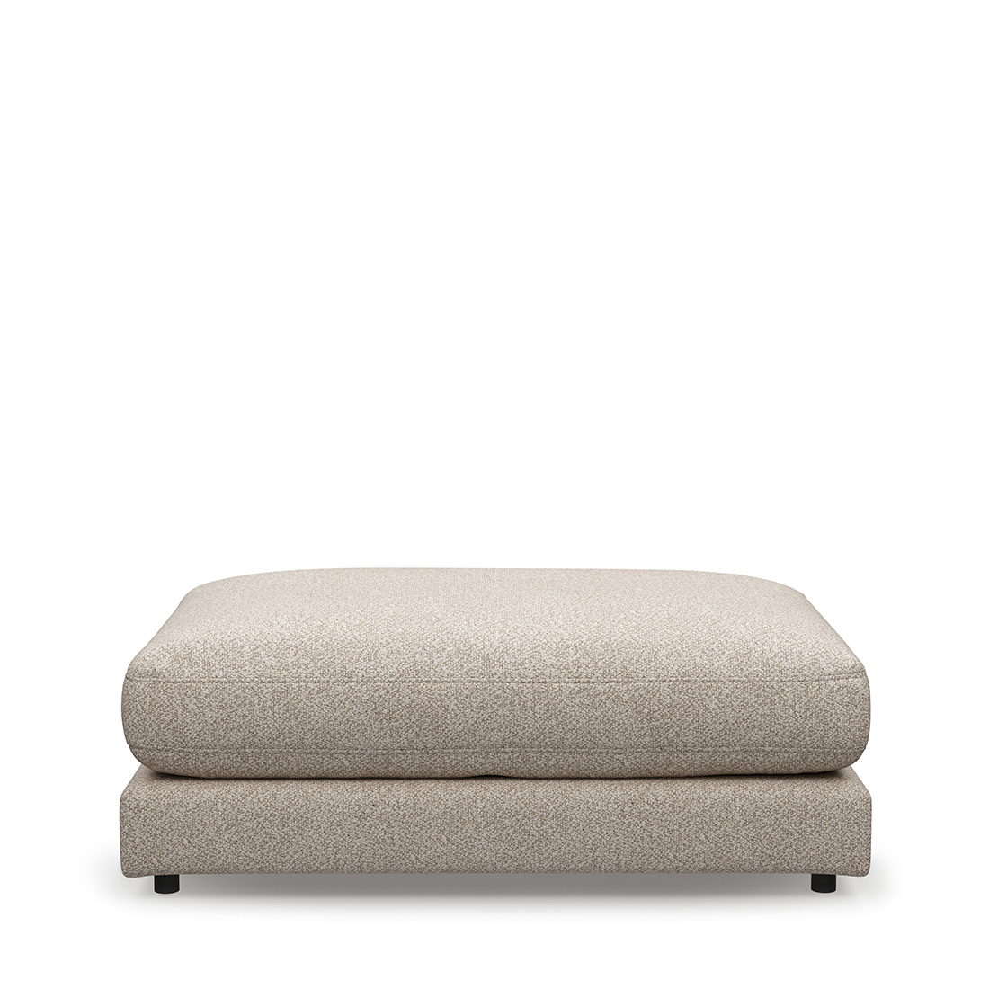 Rivièra Maison - Stephen Footstool, bouclÃ©, desert - Kleur: Woestijn