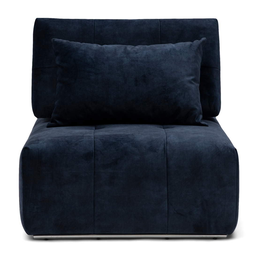 Rivièra Maison - The Mark II Center, velvet, estate blue - Kleur: Landgoed Blauw