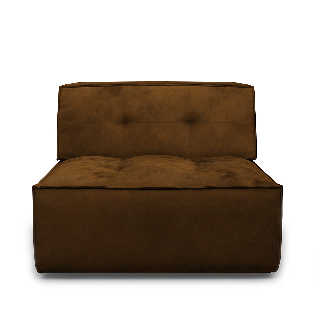 Rivièra Maison - Brandon Center, velvet IV, golden green - Kleur: Goud Groen