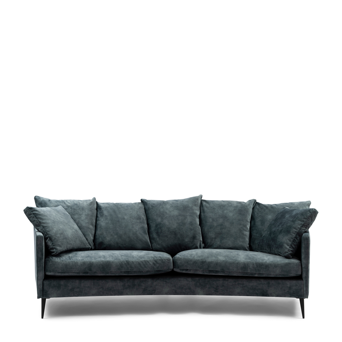 Rivièra Maison - Beverly Sofa XL, velvet I, mineral blue - Kleur: Mineraalblauw