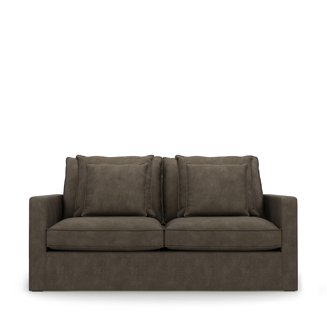 Rivièra Maison - Lennox Sofa 2,5 Seater, celtic weave, mud - Kleur: bruin